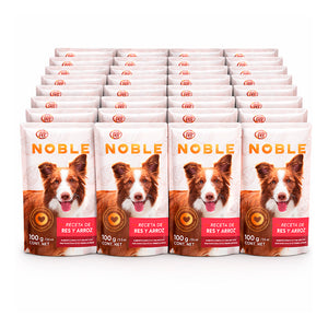 Grandpet Noble Receta de Res y Arroz - Alimento Húmedo para Perro Adulto 40 PACK