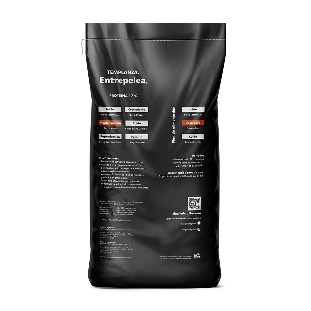 Purina Templanza Entrepelea 25 Kg Back