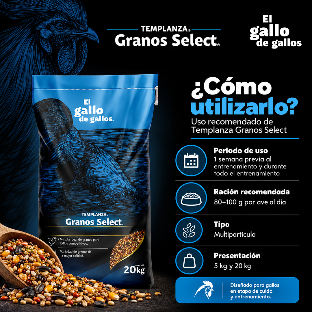Purina Templanza Granos Select Uso