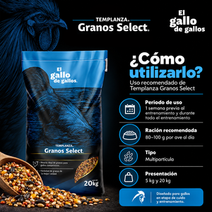 Purina Templanza Granos Select Uso
